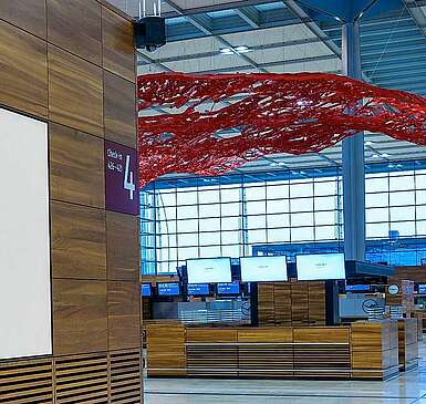 <p>im Terminal 1 des BER</p>