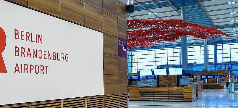 <p>im Terminal 1 des BER</p>