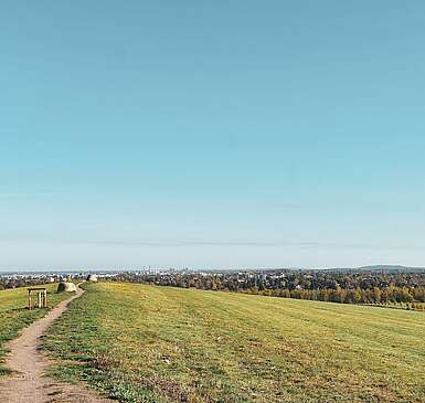<p>Blick vom Skypoint in die Landschaft</p>